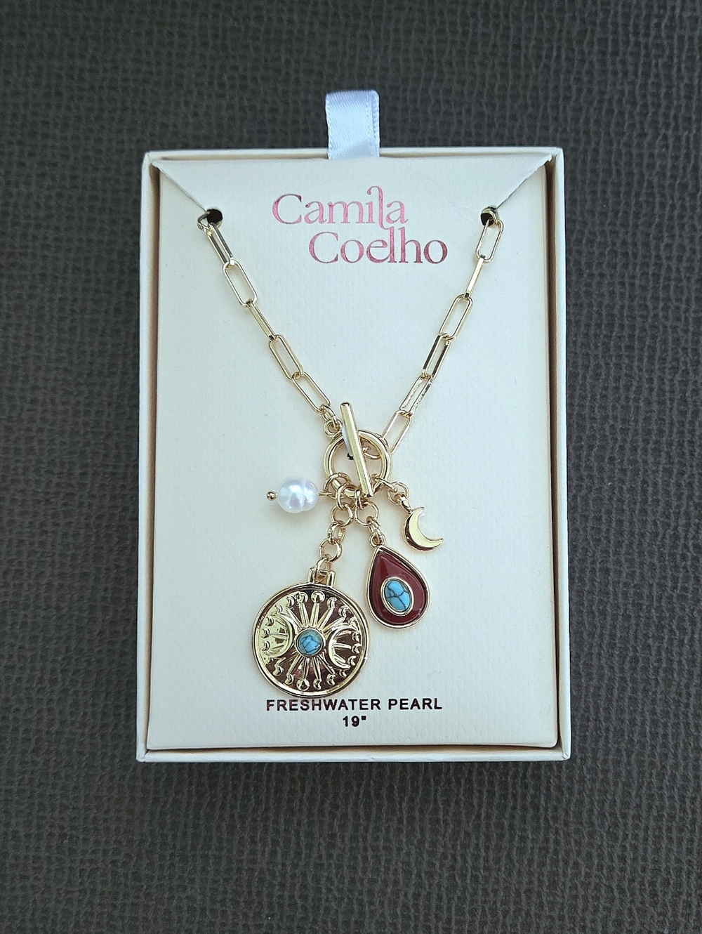 Camila Coelho Quadruple4️⃣ Charm Necklace - NIB
